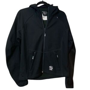 Loki Black Softshell Mountain Jacket Size Small